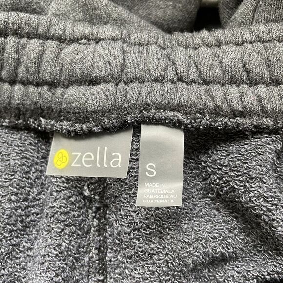ZELLA Sweatpants Womens Small S Dip-Dye Joggers NEW Gray Cotton-Blend Athleisure - Picture 6 of 9